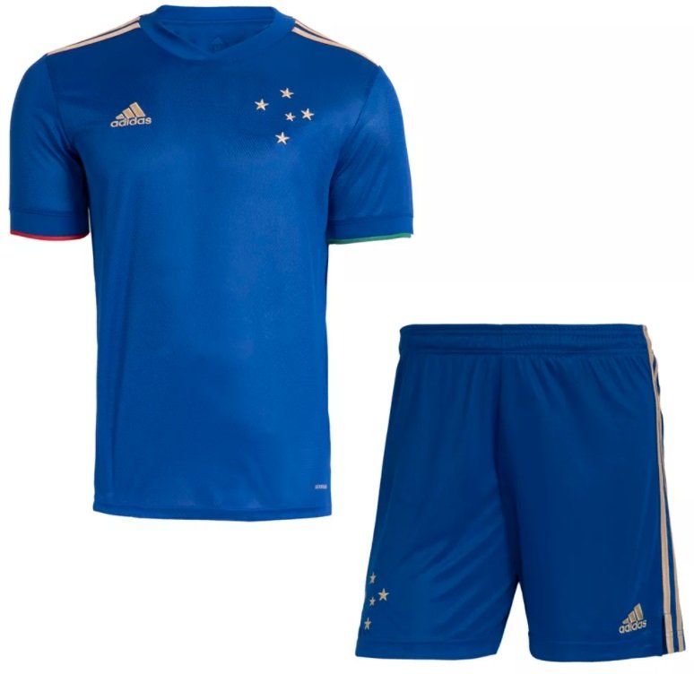 Kit infantil I Cruzeiro 2021 2022 Adidas oficial centenário